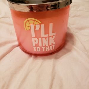 •••SOLD••• SOLD•••VS Pink Candle